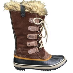 Sorel Women’s Joan Of Arctic Brown Winter Boots Size US 7